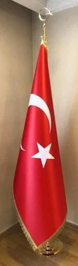 MAKAM BAYRAĞI KOLALI SATEN SİMLİ