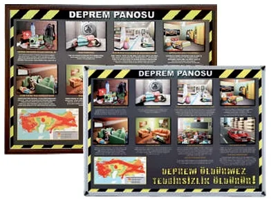 DEPREM PANOSU MDF ÇERÇEVE