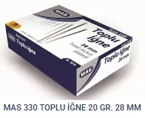 TOPLU İĞNE 20 GR 28 MM MAS