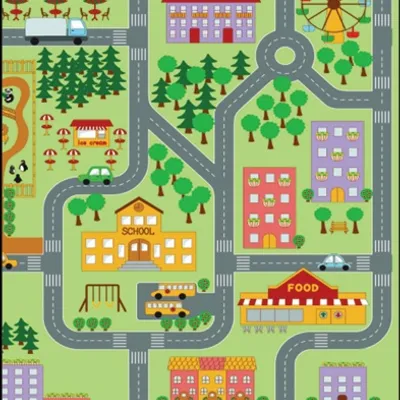 KÜÇÜK ŞEHİR HALI YEŞİL