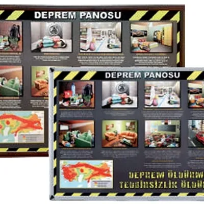 DEPREM PANOSU ALÜMİNYUM ÇERÇEVE